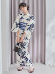 画像18: 【予約 / 5月中旬発送予定】蒼菖蒲柄浴衣 OBI-hira-100-ok-4-DusBL / HIMO-900-yn-4-GYxGY / / YA-1002-kj-BL / GETA-01-kj-2-BL/ [y/OF01] (18)