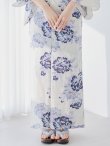 画像18: 【予約 / 5月中旬発送予定】牡丹流れる清流浴衣 OBI-siwa-204-wk-4-NV / HIMO-900-yn-1-B / / YA-953-kn-BL / GETA-01-kj-2-BL/ [/OF01] (18)