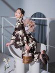 画像15: 【予約 / 5月下旬発送予定】ブラウン地の宵染牡丹浴衣 OBI-g-500-kj-7-GYGE / HIMO-900-yn-7-MOC / HEKO-800-sb-11-MOC / YA-594-kj-CL / GETA-02-ok-4-MOC / [y/YMT] (15)