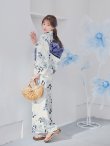 画像10: 南風に揺れる青花浴衣 OBI-g-500-kj-9-NV / HIMO-900-yn-5-IV / HEKO-800-sb-8-DusBL / YA-1067-kn-BL / GETA-01-kj-2-BL / [YMT] (10)