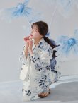 画像14: 南風に揺れる青花浴衣 OBI-g-500-kj-9-NV / HIMO-900-yn-5-IV / HEKO-800-sb-8-DusBL / YA-1067-kn-BL / GETA-01-kj-2-BL / [YMT] (14)