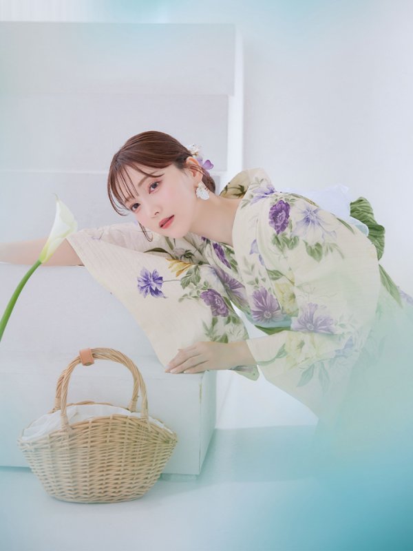 モデル：麻亜里　身長：160cm　着用サイズ：Fサイズ