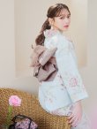 画像3: 【予約 / 5月下旬発送予定】赤黄色フラワー浴衣 OBI-hira-100-ok-9-PxBR / HIMO-900-yn-7-MOC / HEKO-801-ok-2-MOC / YA-74-kn-P / GETA-02-ok-8-RoseP/ [y/OF01] (3)