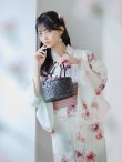 画像12: 【予約 / 5月下旬発送予定】水彩ピンクパープル花柄浴衣 OBI-siwa-200-kj-8-P / HIMO-900-yn-8-P / HEKO-800-sb-5-W / YA-1016-kj-P / GETA-02-ok-8-RoseP / [y/OF01] (12)