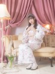 画像12: 【即日発送！】【浴衣】白地×淡い牡丹模様のモダン浴衣セット[YMT] (12)