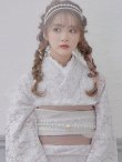 画像6: 【即日発送】【浴衣】ピンク地×白レース浴衣（19obi-30 / 19himo-pearl02 / Yheko-030-WH / CG-15-P）[HC03] (6)