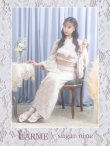 画像1: 【即日発送】【浴衣】ピンク地×白レース浴衣 OBI-hira-100-ok-6-PBExW / HIMO-903-kj-W / HEKO-800-sb-5-WH / GETA-02-ok-5-P [YMT] (1)
