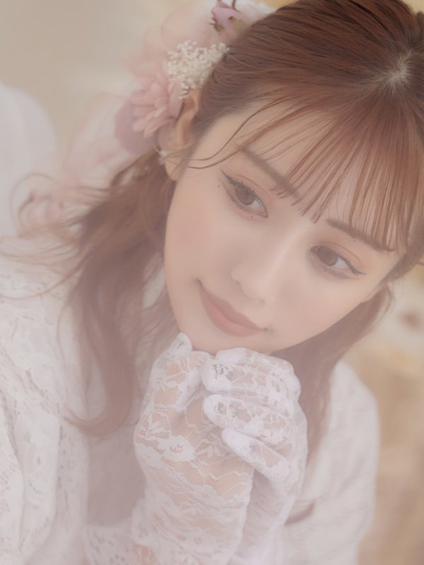 画像7: 【即日発送】【浴衣】ピンク地×白レース浴衣 【浴衣３点セット 浴衣/帯/下駄】[YMT] (7)