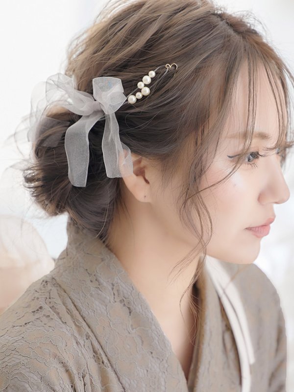 画像6: 【即日発送】【浴衣セール】【浴衣】ベージュ×フラワーレース浴衣 【浴衣３点セット 浴衣/帯/下駄】[YMT] (6)