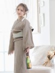 画像7: 【浴衣セール】【浴衣】ベージュ×フラワーレース浴衣（OBI-hira-100-ok-1-BE/ HIMO-900-yn-8-Pearl/ HEKO-800-sb-3-BR/ GETA-02-ok-2-IV）[YMT] (7)