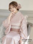 画像1: 【即日発送】【浴衣】ピンク無地浴衣（OBI-hira-100-ok-6-PBExW/ HIMO-900-yn-8-Pearl/ HEKO-800-sb-4-P/ GETA-02-ok-5-P）[YMT] (1)