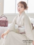 画像1: 【即日発送】【浴衣】白地和モダン浴衣（OBI-hira-100-ok-1-BE/ HIMO-900-yn-8-Pearl/ Yobi-030-WH/ GETA-02-ok-2-IV）[YMT] (1)
