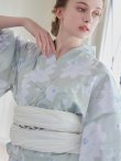 画像5: 【即日発送】【浴衣】ミント地x牡丹浴衣    OBI-siwa-200-kj-13-OW / HIMO-900-yn-4-GYxGY/ YA-942-kj-W / HEKO-800-sb-5-W / GETA-02-ok-3-LBL [YMT] (5)