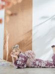 画像11: 【浴衣セール】【即日発送】エンジ×椿ニュアンス浴衣 OBI-siwa-200-kj-11-Rose / HIMO-900-yn-4-GYxGY / HEKO-800-sb-5-WH / YA-1029-wk-MVPL / GETA-02-ok-7-R / [YMT] (11)