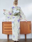 画像16: 【即日発送】クリームストライプ地x紫陽花浴衣 OBI-g-500-kj-6-GR / HIMO-900-yn-5-IV / HEKO-800-sb-5-WH / YA-81-kn-W / GETA-02-ok-2-IV/ [YMT] (16)