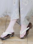 画像7: 【即日発送】【浴衣】グレー地にガーリー牡丹浴衣 【浴衣３点セット 浴衣/帯/下駄】[YMT] (7)