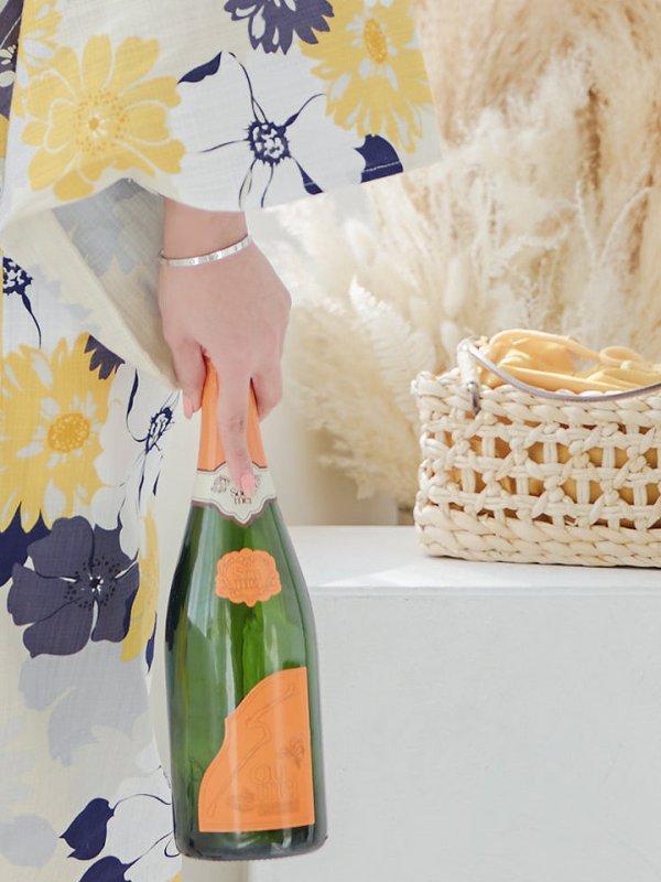 画像11: 【即日発送】【浴衣】イエローとブルーのニュアンス牡丹浴衣【浴衣３点セット 浴衣/帯/下駄】[YMT] (11)