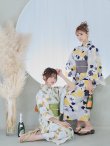 画像14: 【即日発送】【浴衣】イエローとブルーのニュアンス牡丹浴衣 OBI-hira-100-ok-5-GYxSV / HIMO-900-yn-4-GYxGY / YA-953-kn-W / AYA-68-kn-W / HEKO-800-sb-5-W / GETA-02-ok-2-IV [YMT] (14)