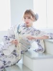 画像14: 【即日発送！】可憐なニュアンスパープル鈴蘭浴衣 siwa38 / HIMO-900-yn-4-GYxGY / YA-953-kn-BL / HEKO-800-sb-5-W / GETA-02-ok-2-IV [YMT] (14)