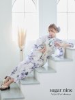 画像2: 【即日発送！】可憐なニュアンスパープル鈴蘭浴衣 siwa38 / HIMO-900-yn-4-GYxGY / YA-953-kn-BL / HEKO-800-sb-5-W / GETA-02-ok-2-IV [YMT] (2)