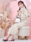 画像12: 【即日発送】くすみピンク地x小花レース浴衣  OBI-hira-100-ok-9-PxBR / HIMO-901-wk-6-MOC /  YA-1081-kj-WPG / HEKO-800-sb-3-BR / GETA-02-ok-5-P　[YMT] (12)