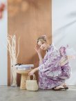 画像13: 【即日発送】モーブパープル×ホワイトダリア浴衣 OBI-g-500-kj-2-P / HIMO-900-yn-4-GYxGY / HEKO-800-sb-5-WH / YA-68-kn-PL / GETA-01-kj-3-IV/ [YMT] (13)