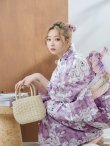 画像16: 【即日発送】モーブパープル×ホワイトダリア浴衣 OBI-g-500-kj-2-P / HIMO-900-yn-4-GYxGY / HEKO-800-sb-5-WH / YA-68-kn-PL / GETA-01-kj-3-IV/ [YMT] (16)