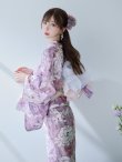 画像10: 【即日発送】モーブパープル×ホワイトダリア浴衣 OBI-g-500-kj-2-P / HIMO-900-yn-4-GYxGY / HEKO-800-sb-5-WH / YA-73-kn-MVPL / YA-68-kn-PL / GETA-01-kj-3-IV/ [YMT] (10)