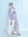 画像10: 【即日発送】ニュアンス朝顔ピンク浴衣 OBI-g-500-kj-3-PL / HIMO-900-yn-8-P / HEKO-800-sb-5-WH / YA-943-kj-PL / YA-982-kn-P / GETA-01-kj-7-P / [YMT] (10)