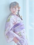画像7: 【即日発送】ニュアンス朝顔ピンク浴衣 OBI-g-500-kj-3-PL / HIMO-900-yn-8-P / HEKO-800-sb-5-WH / YA-943-kj-PL / YA-982-kn-P / GETA-01-kj-7-P / [YMT] (7)