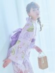 画像8: 【即日発送】ニュアンス朝顔ピンク浴衣 OBI-g-500-kj-3-PL / HIMO-900-yn-8-P / HEKO-800-sb-5-WH / YA-943-kj-PL / YA-982-kn-P / GETA-01-kj-7-P / [YMT] (8)
