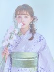 画像12: 【即日発送】くすみパープル藤の花浴衣 OBI-g-500-kj-6-GR / HIMO-900-yn-5-IV / HEKO-800-sb-5-WH / YA-1029-wk-MVPL / GETA-01-kj-7-P/ [YMT] (12)