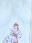 画像16: 【即日発送】くすみパープル藤の花浴衣 siwa-g206kj / Yhimo-IV / Yheko-WH / YC-A90-4wk-MauvePL / YG01Pkj/ [OF03] (16)