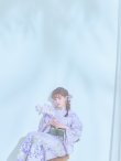 画像16: 【即日発送】くすみパープル藤の花浴衣 OBI-g-500-kj-6-GR / HIMO-900-yn-5-IV / HEKO-800-sb-5-WH / YA-1029-wk-MVPL / GETA-01-kj-7-P/ [YMT] (16)