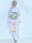 画像24: 【即日発送】くすみパープル藤の花浴衣 OBI-g-500-kj-6-GR / HIMO-900-yn-5-IV / HEKO-800-sb-5-WH / YA-1029-wk-MVPL / GETA-01-kj-7-P/ [YMT] (24)