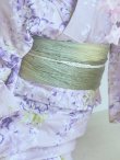 画像25: 【即日発送】くすみパープル藤の花浴衣 OBI-g-500-kj-6-GR / HIMO-900-yn-5-IV / HEKO-800-sb-5-WH / YA-1029-wk-MVPL / GETA-01-kj-7-P/ [YMT] (25)