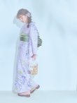 画像3: 【即日発送】くすみパープル藤の花浴衣 OBI-g-500-kj-6-GR / HIMO-900-yn-5-IV / HEKO-800-sb-5-WH / YA-1029-wk-MVPL / GETA-01-kj-7-P/ [YMT] (3)
