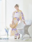 画像6: 【即日発送】鮮やか×大柄フラワー浴衣【浴衣３点セット 浴衣/帯/下駄】[YMT] (6)