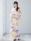 画像7: 【即日発送】鮮やか×大柄フラワー浴衣【浴衣３点セット 浴衣/帯/下駄】[YMT] (7)