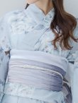 画像15: 【即日発送】クラシカルローズブルー浴衣【浴衣３点セット 浴衣/帯/下駄】[YMT] (15)