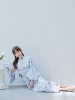 画像8: 【即日発送】クラシカルローズブルー浴衣【浴衣３点セット 浴衣/帯/下駄】[YMT] (8)