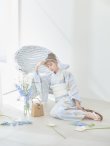 画像11: 【即日発送】アイシーリリーフラワー浴衣 OBI-siwa-202-ok-5-IV / HIMO-900-yn-5-IV / HEKO-800-sb-5-WH / YA-1079-kj-7-W / GETA-02-ok-2-IV / [YMT] (11)