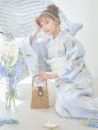 画像16: 【即日発送】アイシーリリーフラワー浴衣 OBI-siwa-202-ok-5-IV / HIMO-900-yn-5-IV / HEKO-800-sb-5-WH / YA-1079-kj-7-W / GETA-02-ok-2-IV / [YMT] (16)