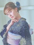 画像11: 【即日発送！】夜空×花火キラキラ浴衣 OBI-g-500-kj-2-P / HIMO-907-wk-W/ HEKO-800-sb-5-WH / YA-948-kj-NV / GETA-02-ok-6-PL/ [YMT] (11)