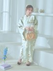 画像15: 【即日発送】くすみグリーン×ホワイトフラワー浴衣 OBI-siwa-202-ok-5-IV / HIMO-900-yn-5-IV / HEKO-800-sb-5-WH / YA-81-kn-W / YA-1081-kj-IV / GETA-02-ok-2-IV/ [YMT] (15)