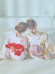 画像19: 【即日発送】白地にイエローの水彩花柄浴衣【浴衣３点セット 浴衣/帯/下駄】[YMT] (19)