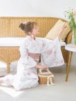 画像7: 【即日発送】アイシーピンクフラワー浴衣 OBI-siwa-200-kj-8-P / HIMO-903-kj-W / HEKO-800-sb-5-WH / YA-1024-wk-P / GETA-02-ok-5-P/ [YMT] (7)