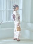画像15: 【即日発送】くすみカラー× 水彩フラワー浴衣 OBI-siwa-202-ok-17-BR / HIMO-900-yn-4-GYxGY / HEKO-800-sb-5-WH / YA-73-kn-MVPL / GETA-02-ok-4-MOC/ [YMT] (15)
