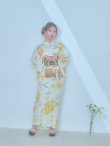 画像5: 【即日発送！】レモンフラワー浴衣 OBI-siwa-202-ok-12-GR / HIMO-900-yn-5-IV / HEKO-800-sb-5-WH / YA-68-kn-YEBE / GETA-02-ok-2-IV/ [YMT] (5)