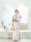 画像12: 【即日発送】くすみカラー×パープルダリア浴衣 OBI-siwa-202-ok-17-BR / HIMO-900-yn-8-P / HEKO-800-sb-5-WH / YA-68-kn-P / YA-1017-am-W / GETA-02-ok-5-P / [YMT] (12)